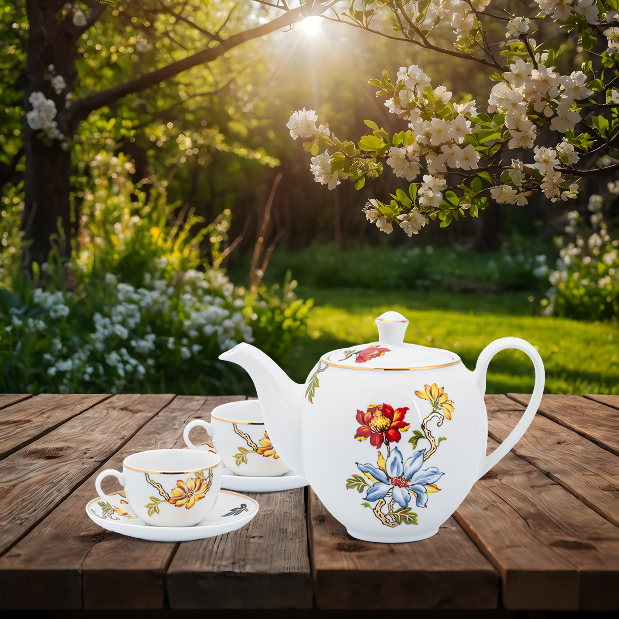 Bộ trà 0.8 L - Camellia - Cát Tường