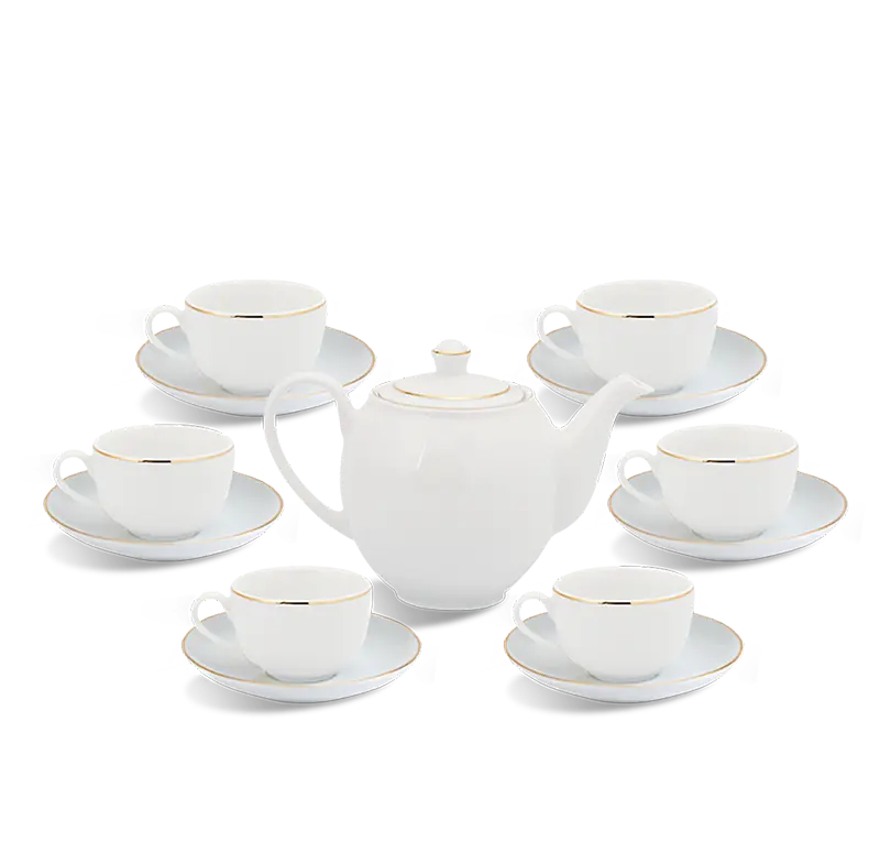 Bộ trà 0.8 L - Camellia - Chỉ Vàng