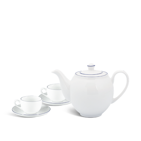 Bộ trà 0.5L - 0.8L - 1.1L Camellia - Chỉ Xanh Dương
