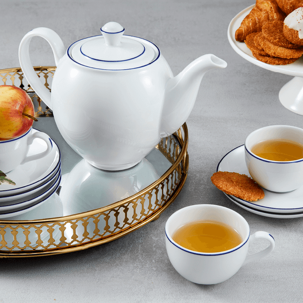 Bộ trà 0.5L - 0.8L - 1.1L Camellia - Chỉ Xanh Dương