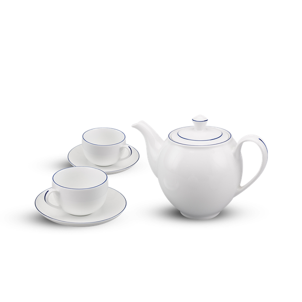 Bộ trà 0.5L - Camellia - Chỉ Xanh Dương