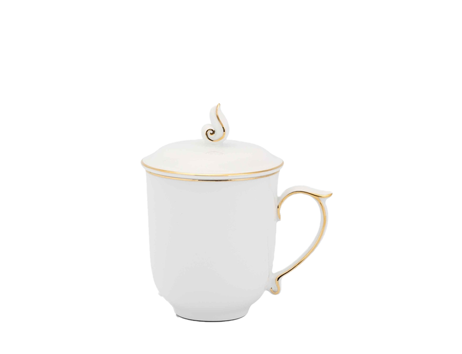 Ca trà 0.30 L - Mẫu Đơn - Chỉ Vàng