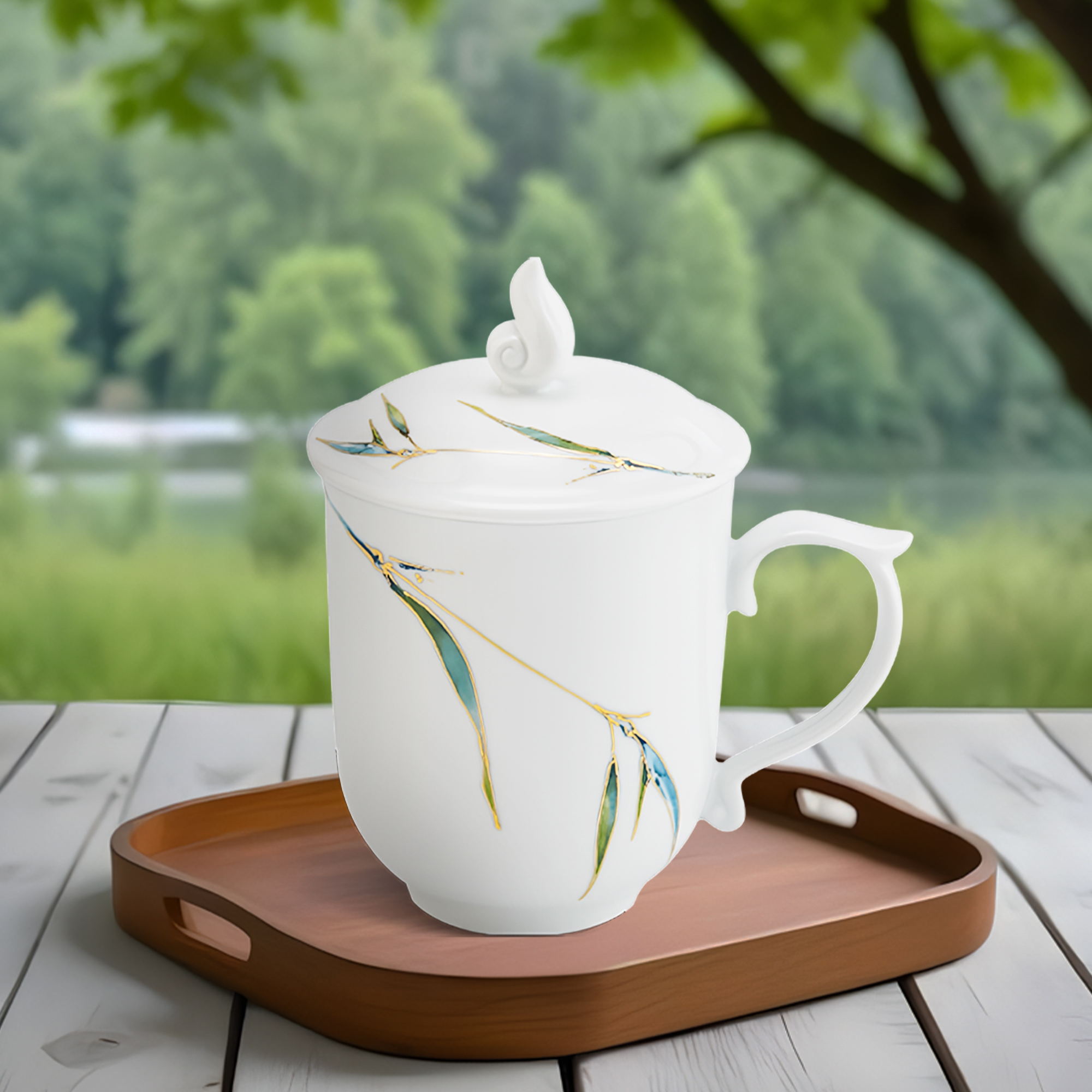 Ca trà 0.30 L + nắp - Mẫu Đơn - Thanh Trúc (153009176)