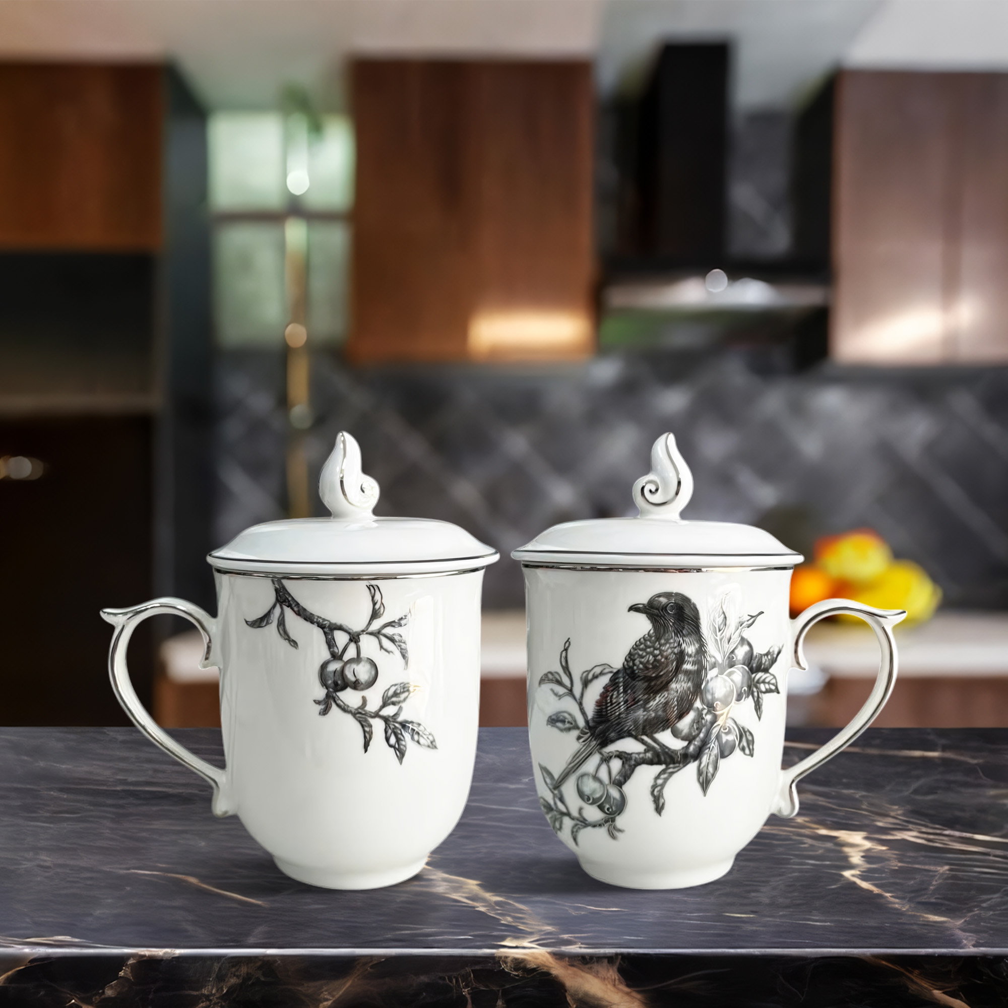 Ca trà 0.30 L + nắp MAUDON IFP Sơn Ca