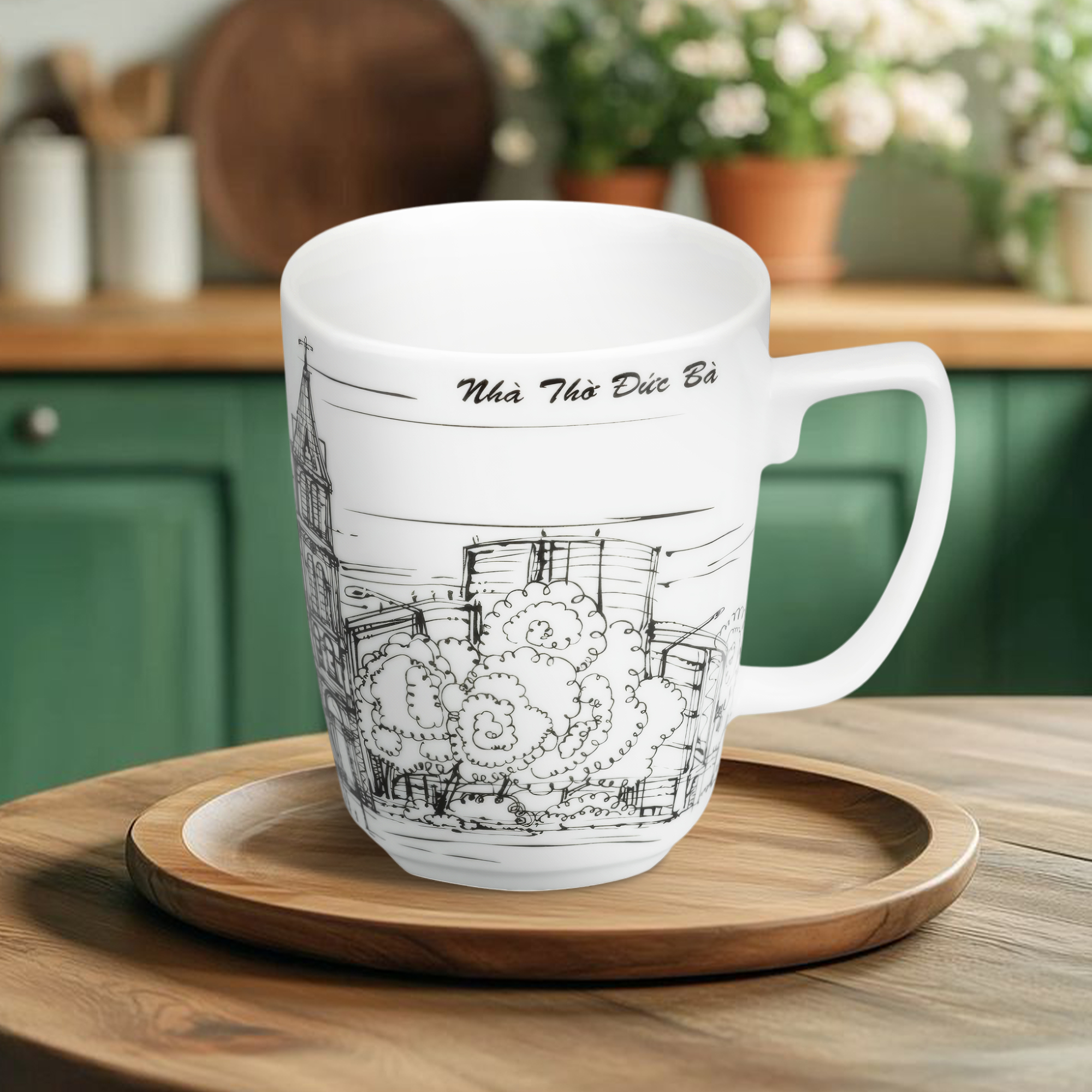 Ca trà 0.36L Vuông - Nhà Thờ Đức Bà