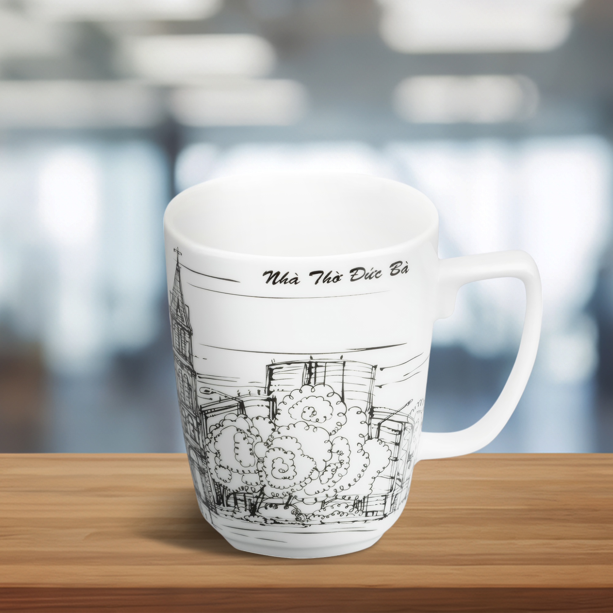 Ca trà 0.36L Vuông - Nhà Thờ Đức Bà