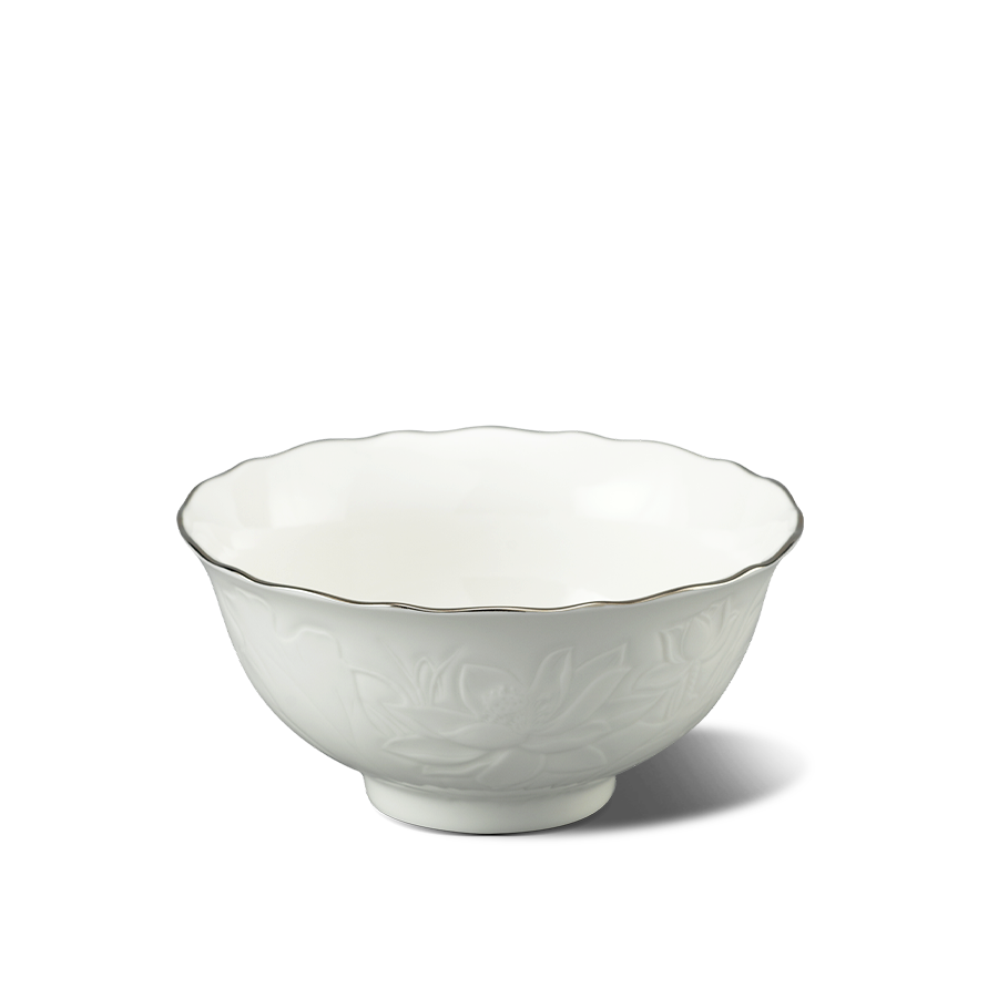 Chén cơm 11.5 cm - Sen IFP - Chỉ Bạch Kim