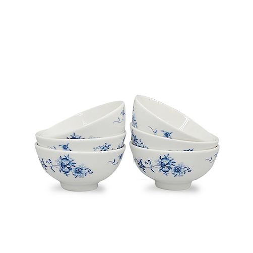 Bộ 6 chén cơm 11.2 cm - Jasmine Lys - Thanh Xuân