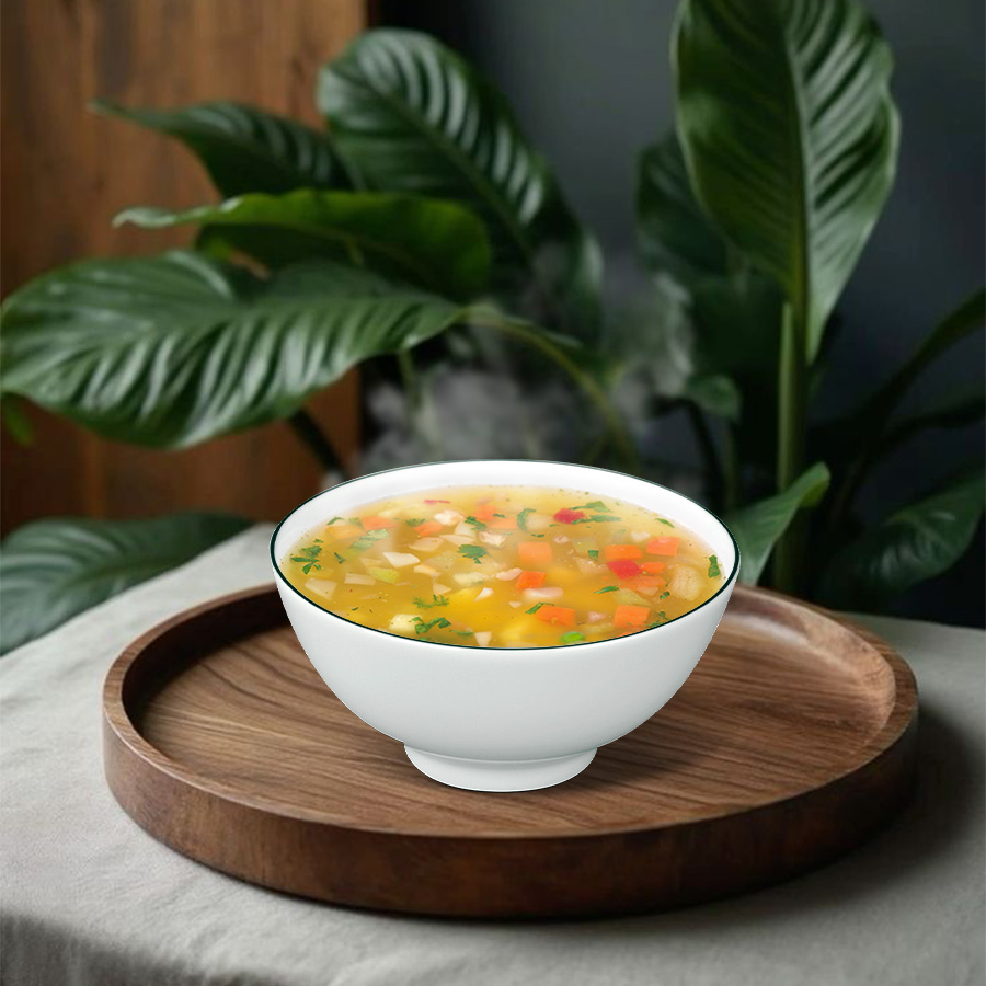 Chén súp - Jasmine - Chỉ Xanh Lá