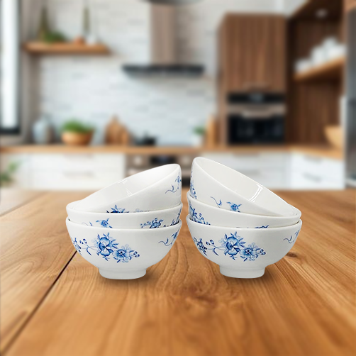 Bộ 6 chén cơm 11.2 cm - Jasmine Lys - Thanh Xuân