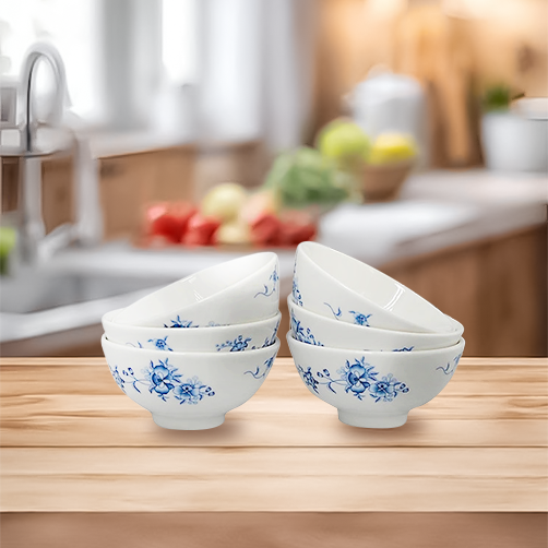 Bộ 6 chén cơm 11.2 cm - Jasmine Lys - Thanh Xuân