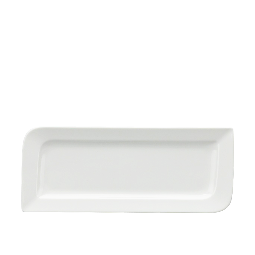Dĩa chữ nhật dài 31 x 12 cm anh vũ Lys Trắng Ngà
