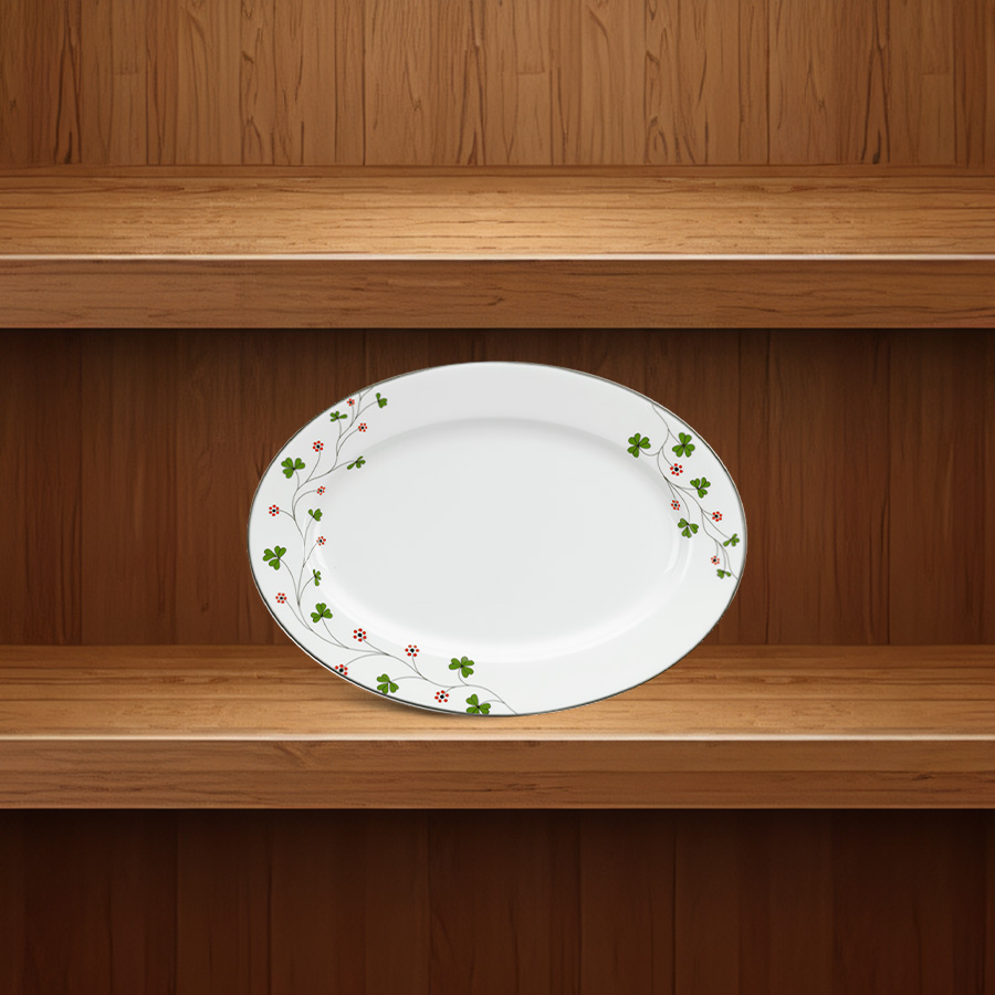 Dĩa oval 32 cm - Jasmine - Hoa May Mắn