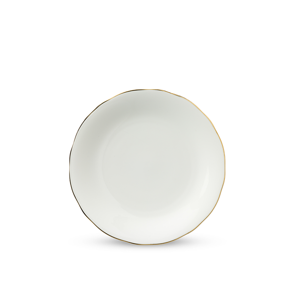 Dĩa tròn 20cm - Mẫu Đơn IFP - Chỉ Vàng