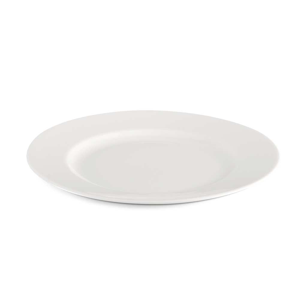 Dĩa tròn 25 Cm -  Jas Lys -  Trắng Ngà