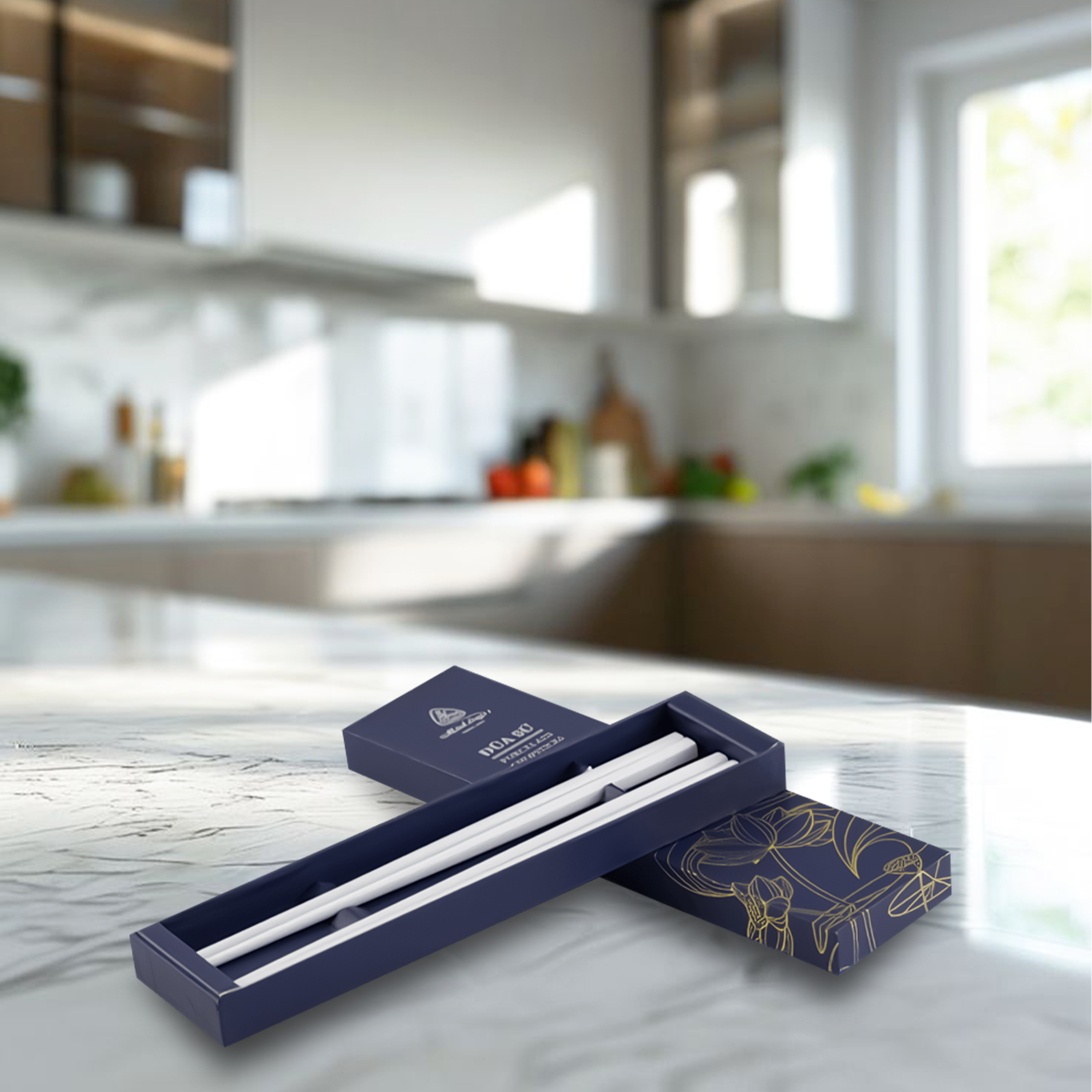 Đũa sứ dưỡng sinh 20.3 cm (2đôi/HQ) - Dưỡng sinh IFP – Trắng Ngà