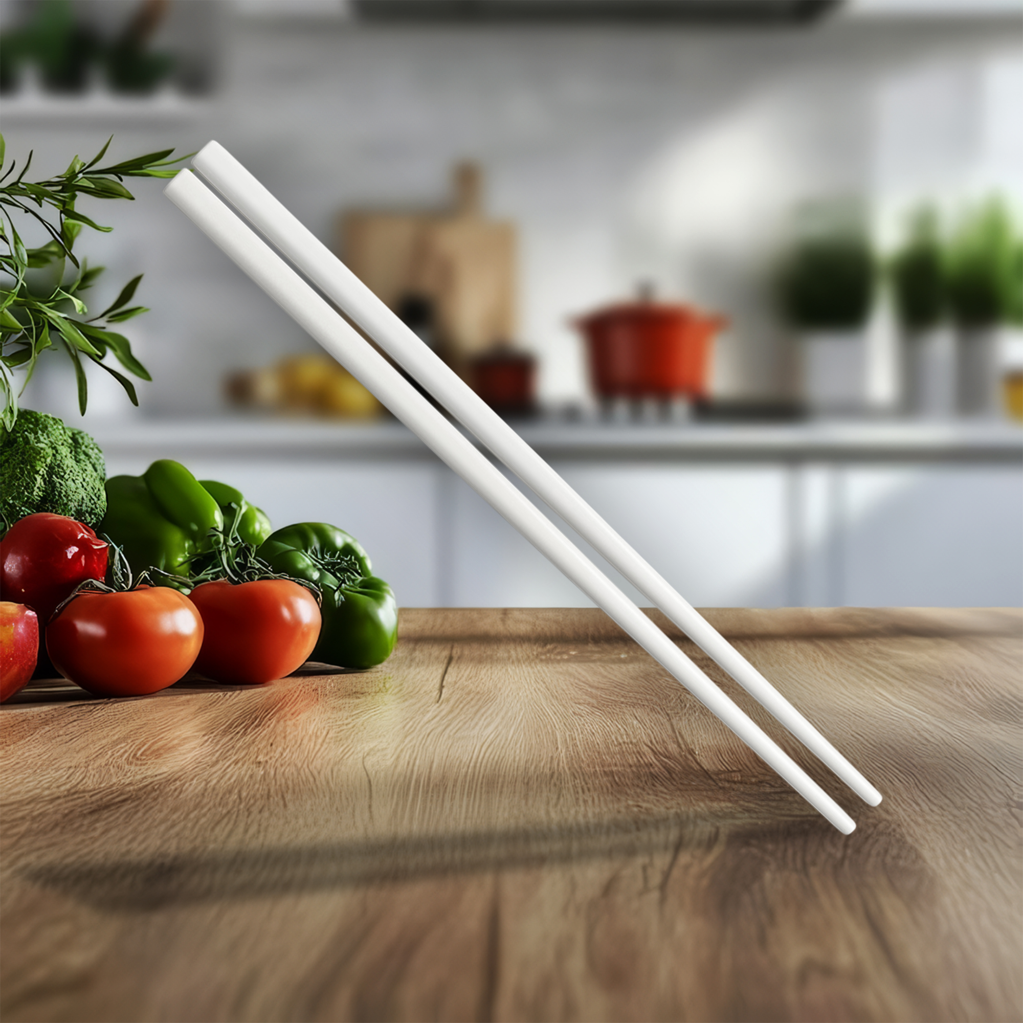 Đũa sứ dưỡng sinh 20.3 cm (2đôi/HQ) - Dưỡng sinh IFP – Trắng Ngà