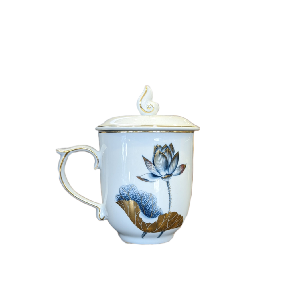 Ca trà 0.30 L - Mẫu Đơn - Tịnh Tâm Vàng