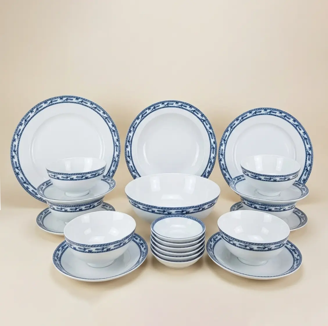 Bộ đồ ăn 22 sản phẩm - Jasmine - Chim Lạc