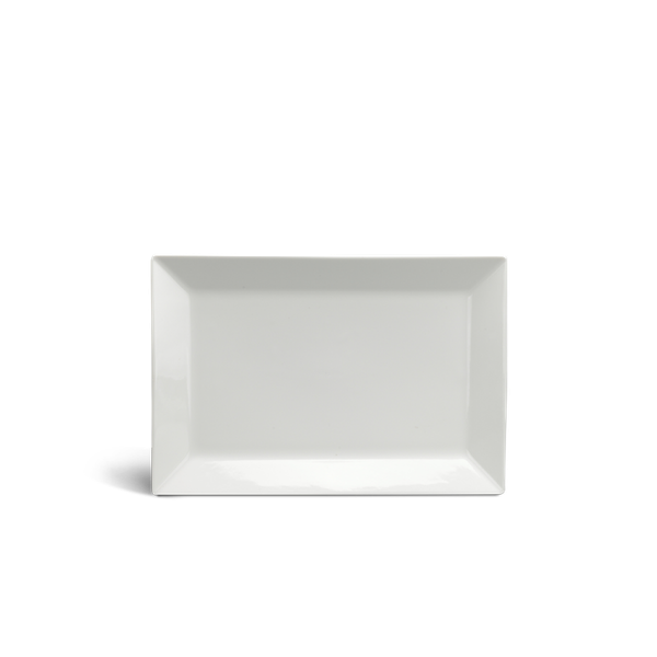 Dĩa chữ nhật lá 25 x 17 cm - Misc Assortment Lys - Trắng Ngà