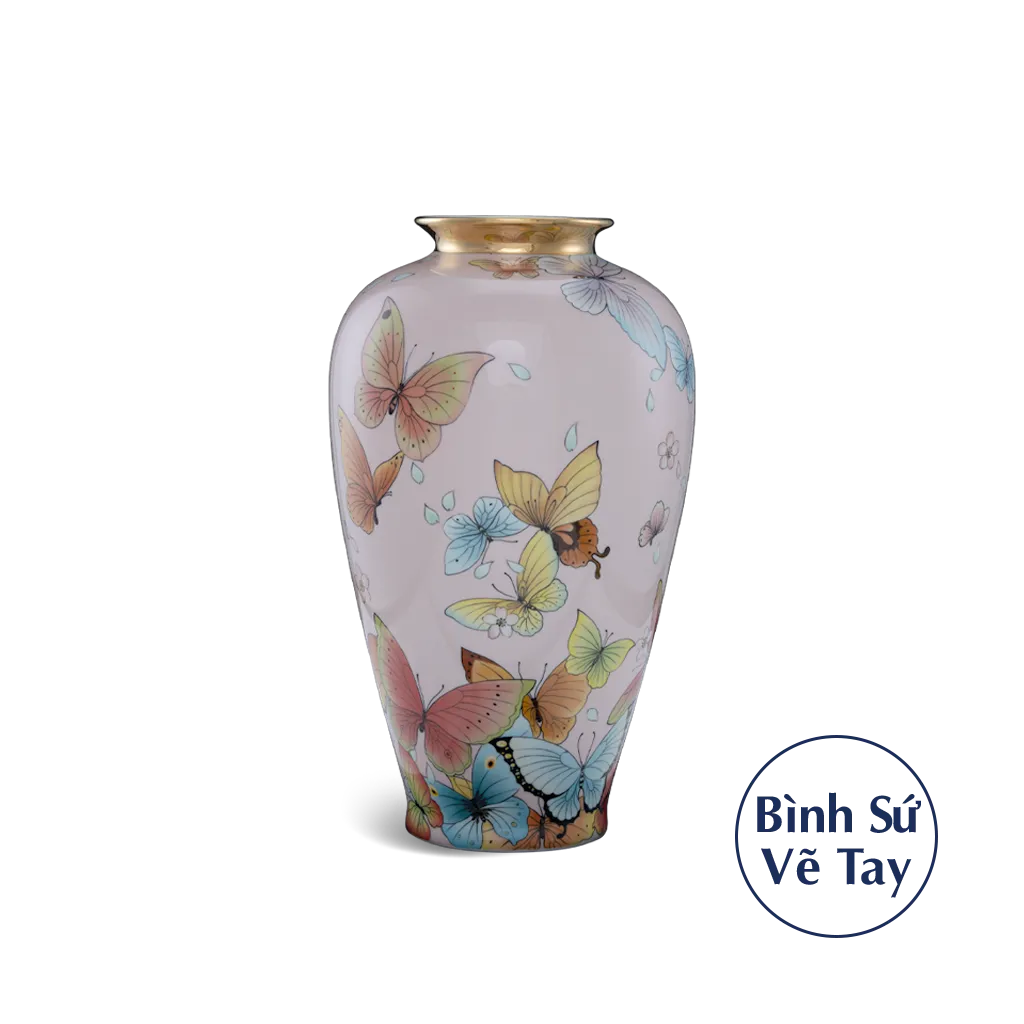 Bình hoa 40 cm - Bướm