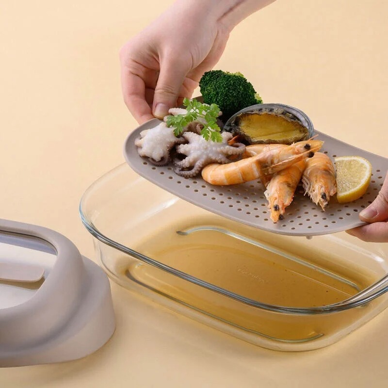 Hộp Thủy Tinh Có Nắp Simple Cook Locknlock 1.6L - LNG483