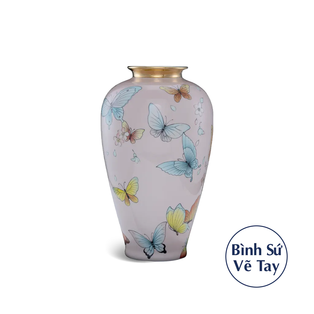 Bình hoa 40 cm - Bướm