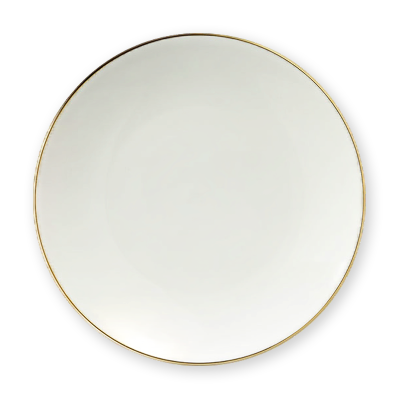 Dĩa ảo 22 cm - Daisy - Viền chỉ vàng
