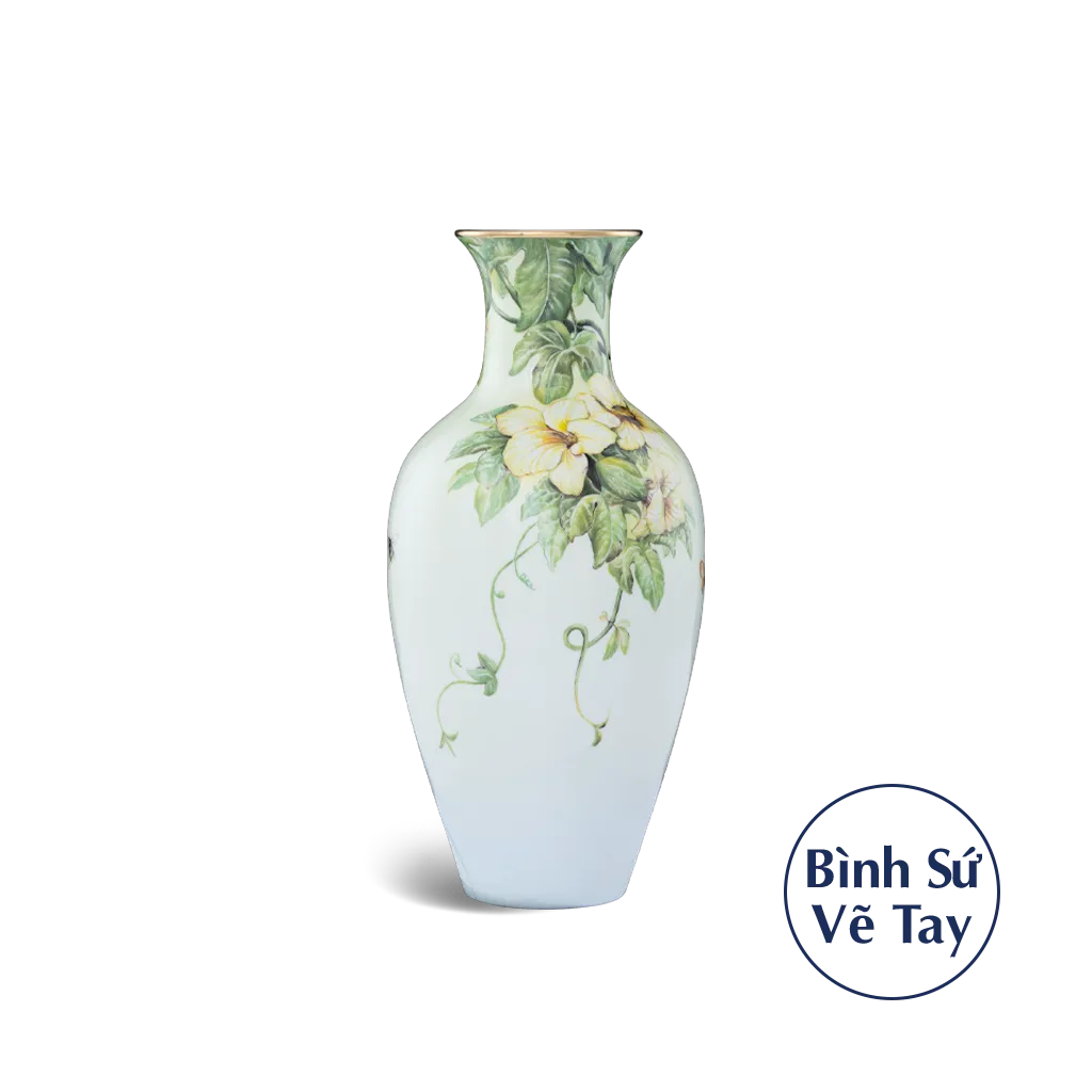 Bình hoa 40 cm - Chim & Trái Gấc
