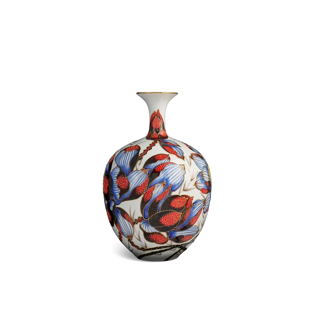 Bình hoa 30 cm - Hoa Sen - Bình Hoa - Trang trí