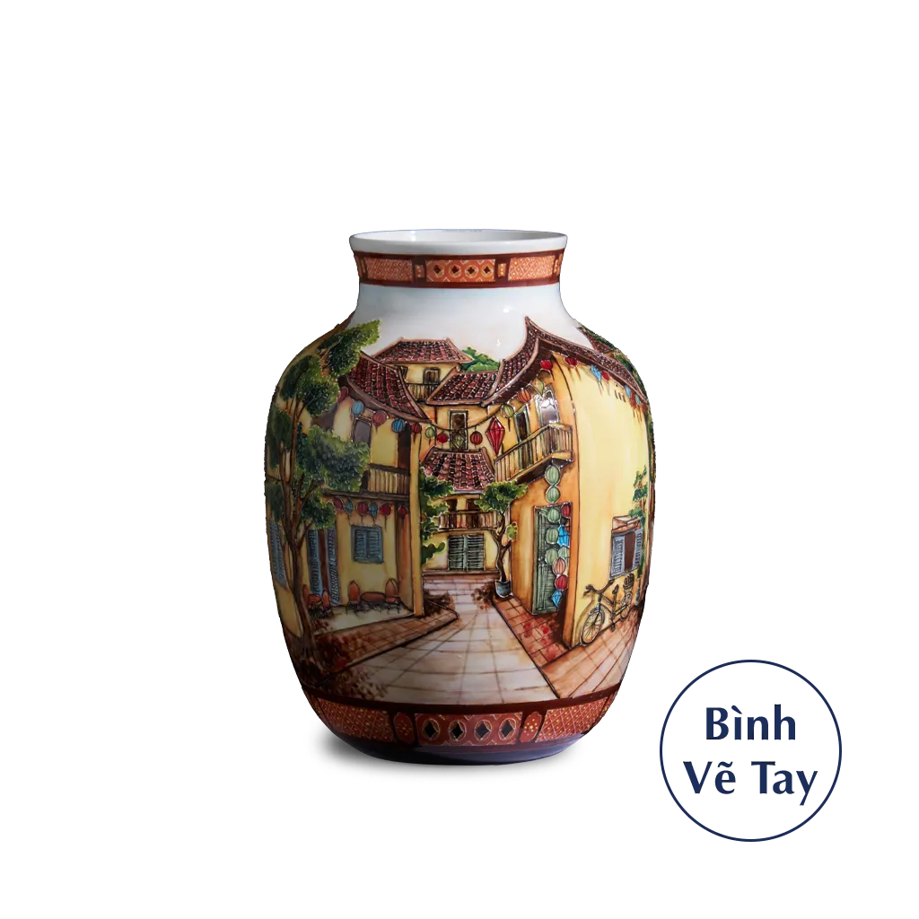 Bình hoa 26 cm - Phong Cảnh - Bình Hoa - Trang trí