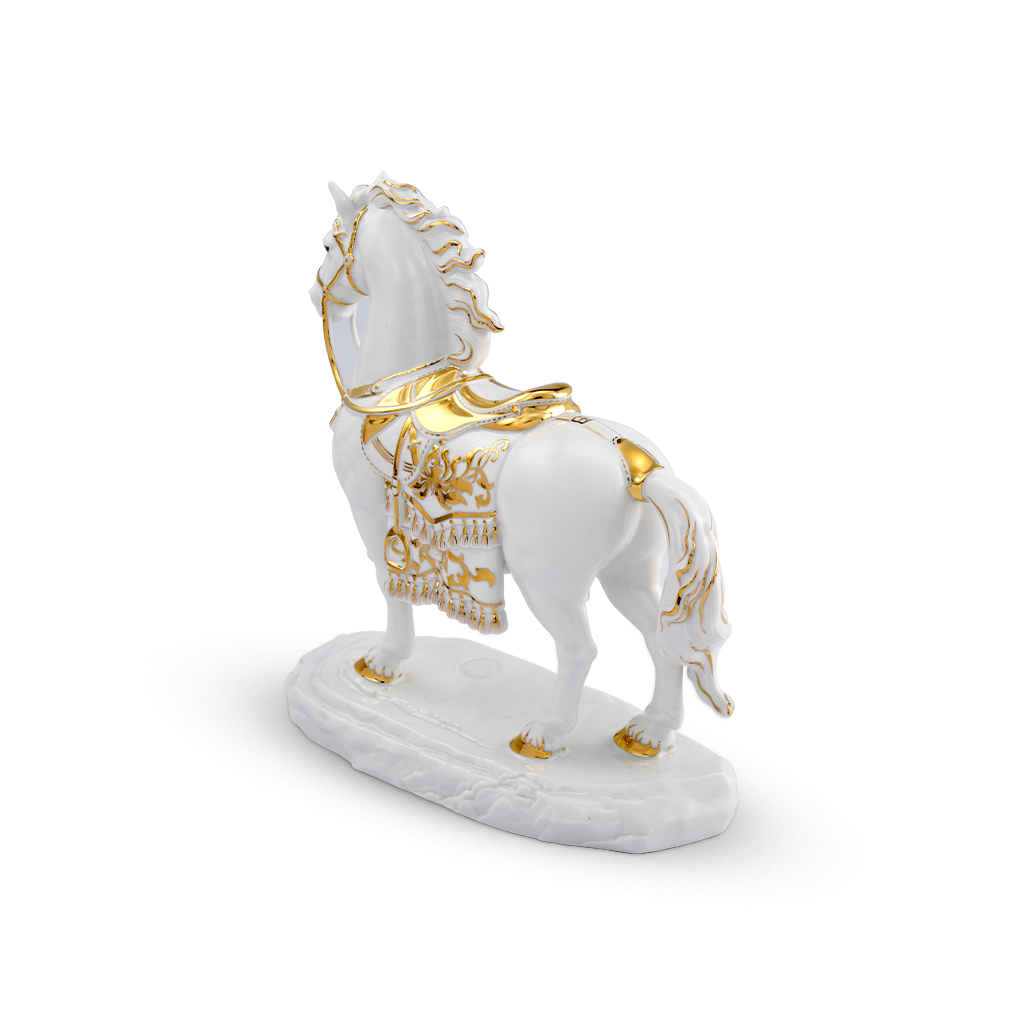 Tượng Bảo Mã 23.9 cm - Tượng - Trắng