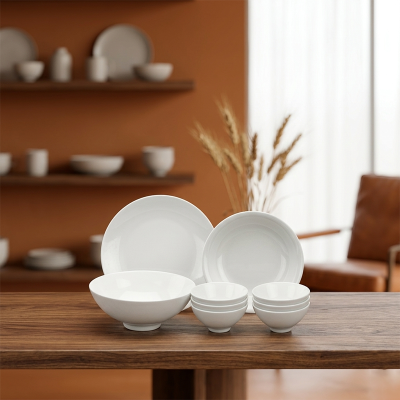 Bộ đồ ăn 9 sản phẩm – Daisy IFP – Trắng Ngà