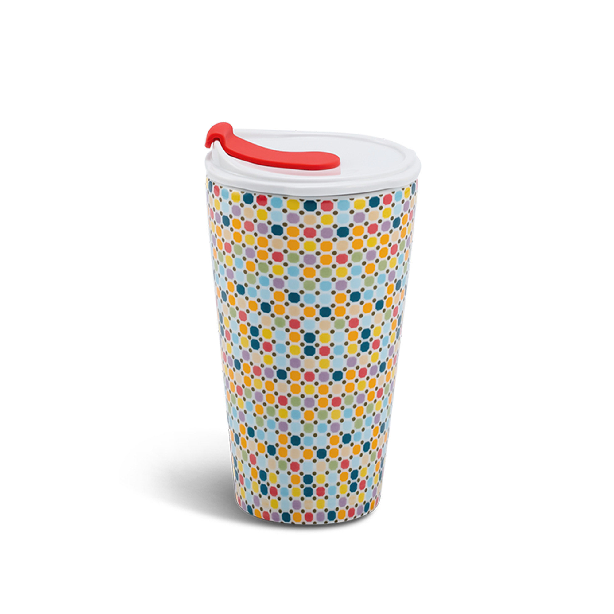 Ly sứ dưỡng sinh 0.48 L (K1) + nắp ống hút - Mosaic (LTD) (214888LTDH)