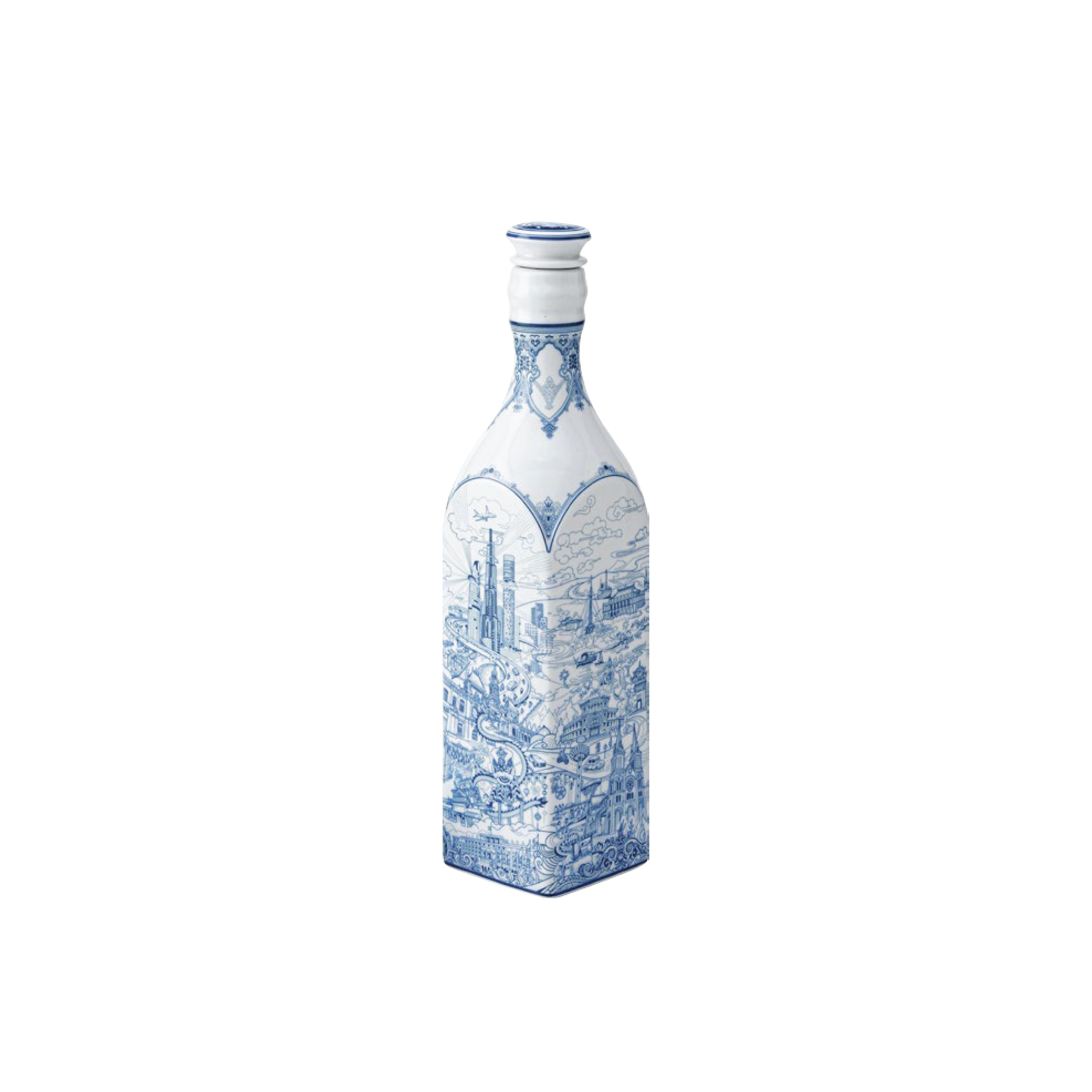 CHAI SỨ DƯỠNG SINH VUÔNG 1.0 L + NẮP (K1) NAM QUỐC (8 PHIÊN BẢN)