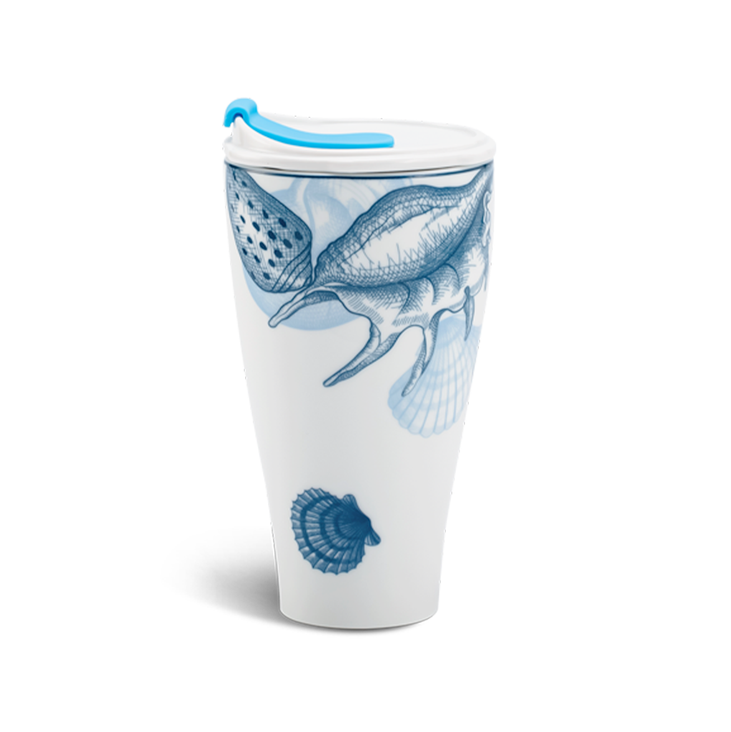 Ly sứ dưỡng sinh 0.48 L (K2) + nắp ống hút - Đại Dương
