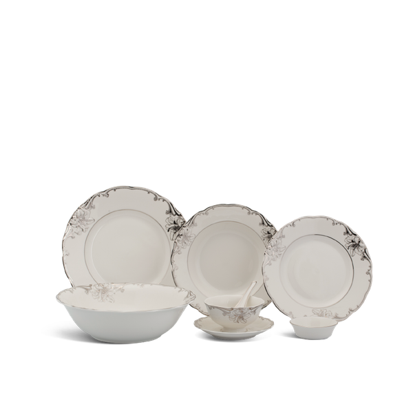 Bộ đồ ăn 6 người 32 sản phẩm - Đài Các - Trang Trí Bạch Kim