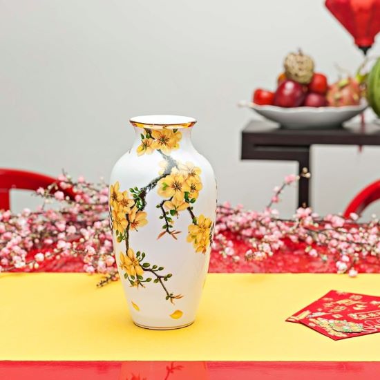 Bình Hoa 27 cm - MILO - Hoa Mai