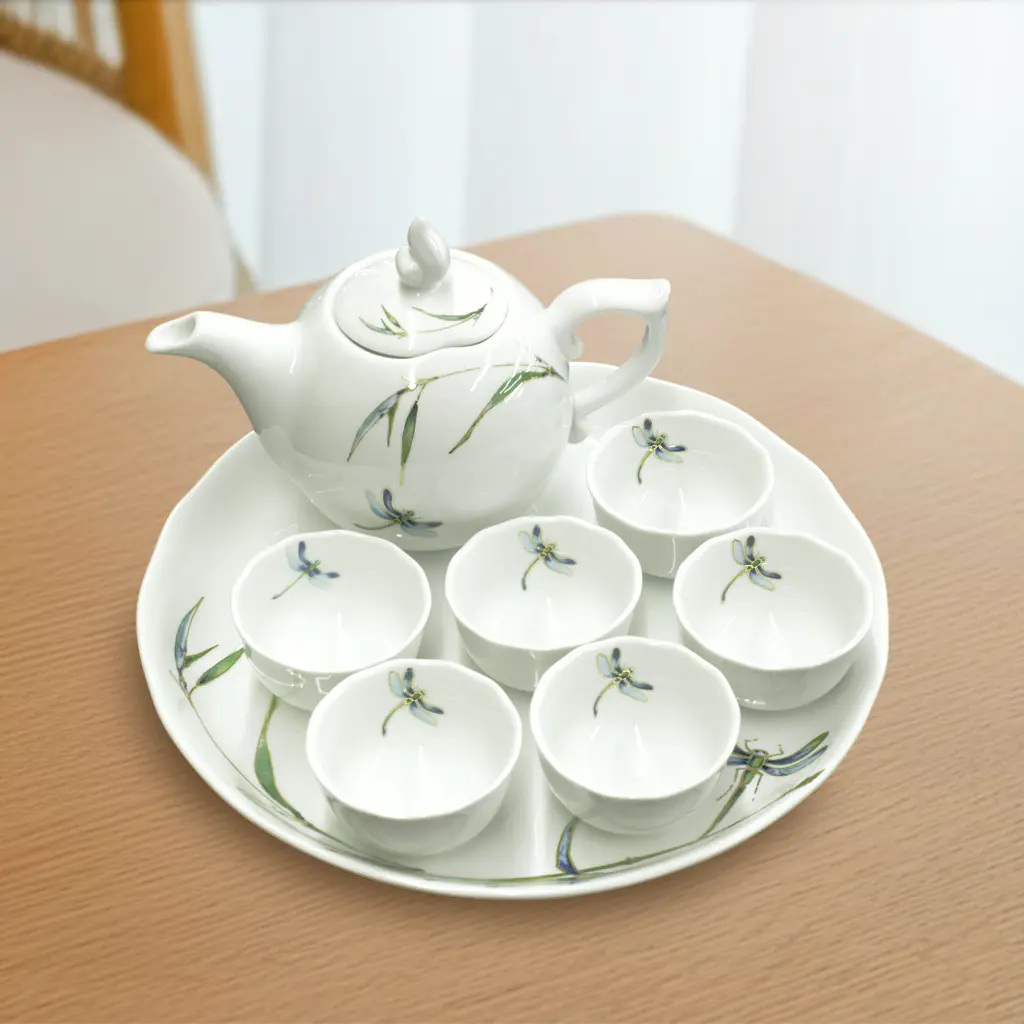 Bộ trà 0.3L - Mẫu Đơn IFP - Thanh Trúc