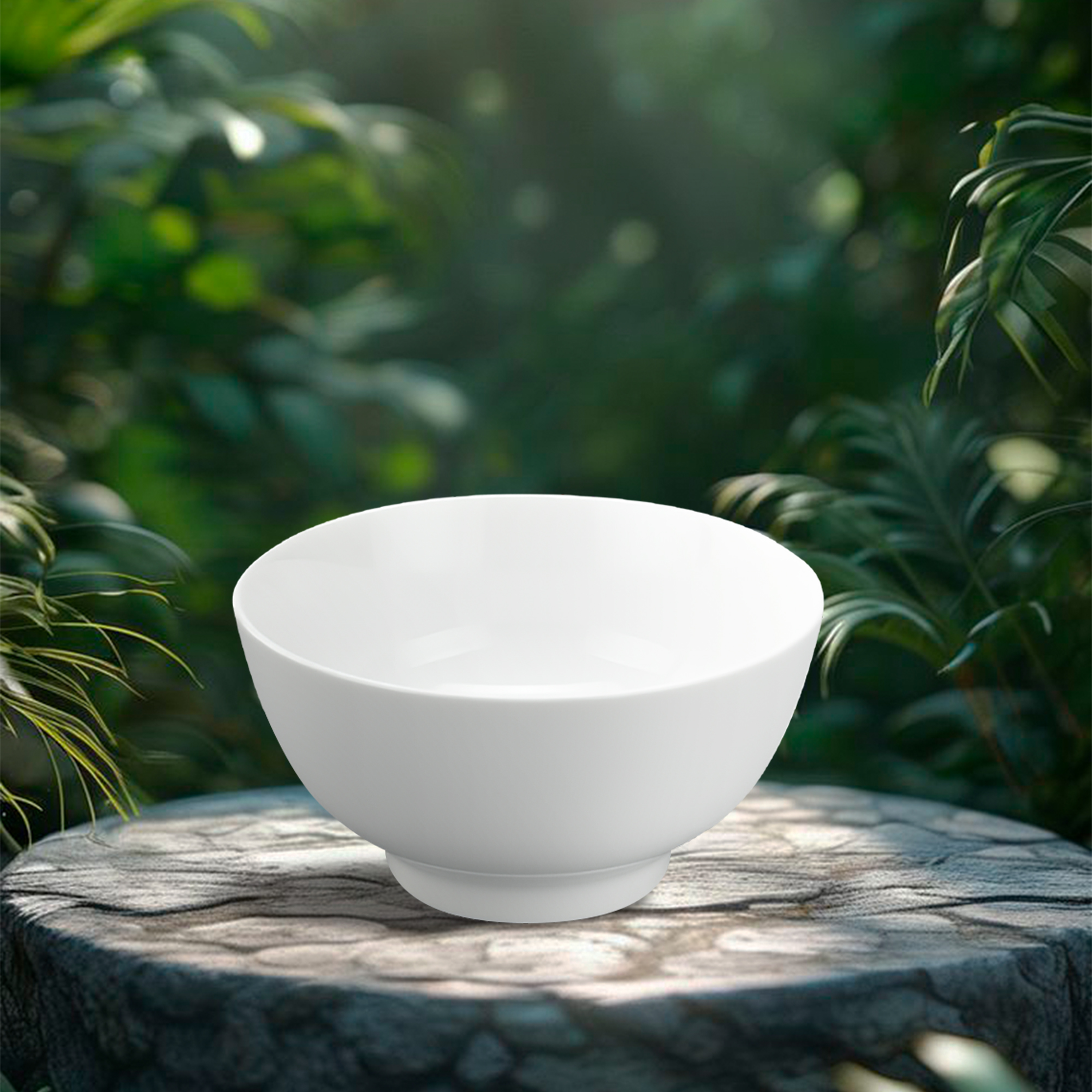 Tô cao 15cm - Jasmine - Trắng