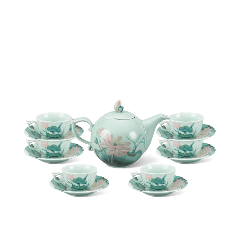 Bộ trà 0.7 L - Sen Màu