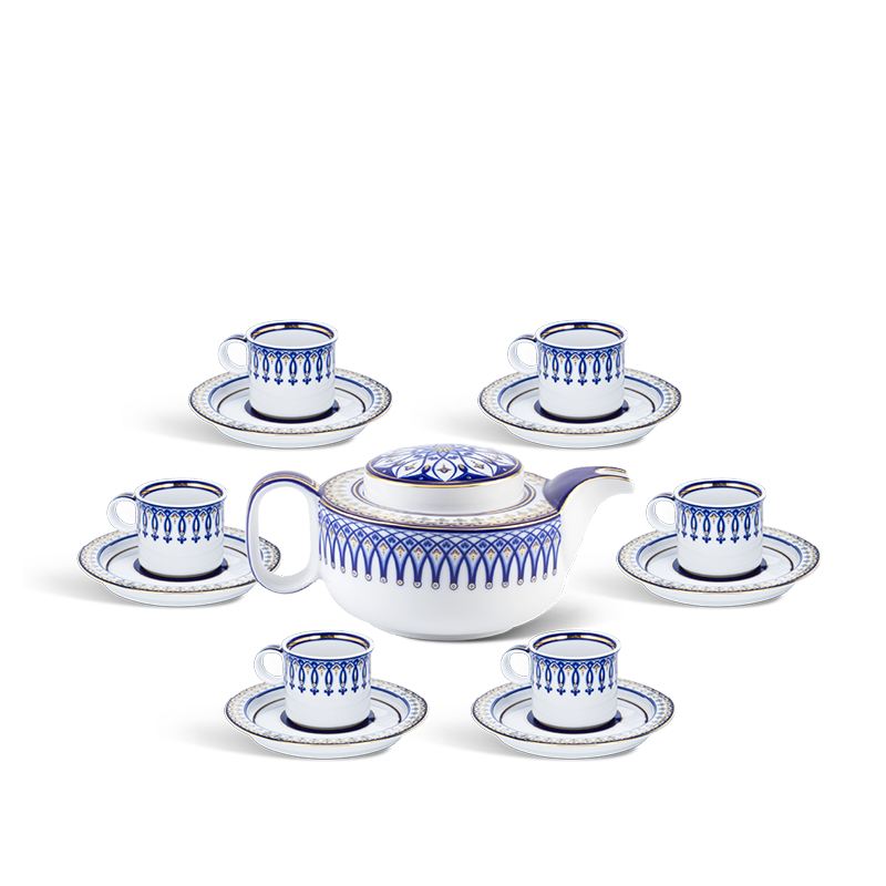 Bộ trà 0.38 L - Gastroline - Đồng Tâm Xanh Dương