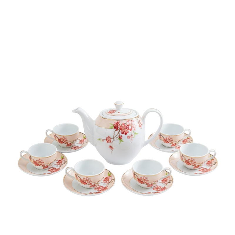 Bộ trà 0.8 L - Camellia - Hoa Đào