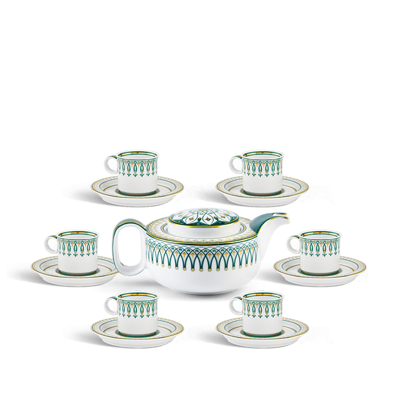 Bộ trà 0.38 L - Gastroline - Đồng Tâm Xanh Lá