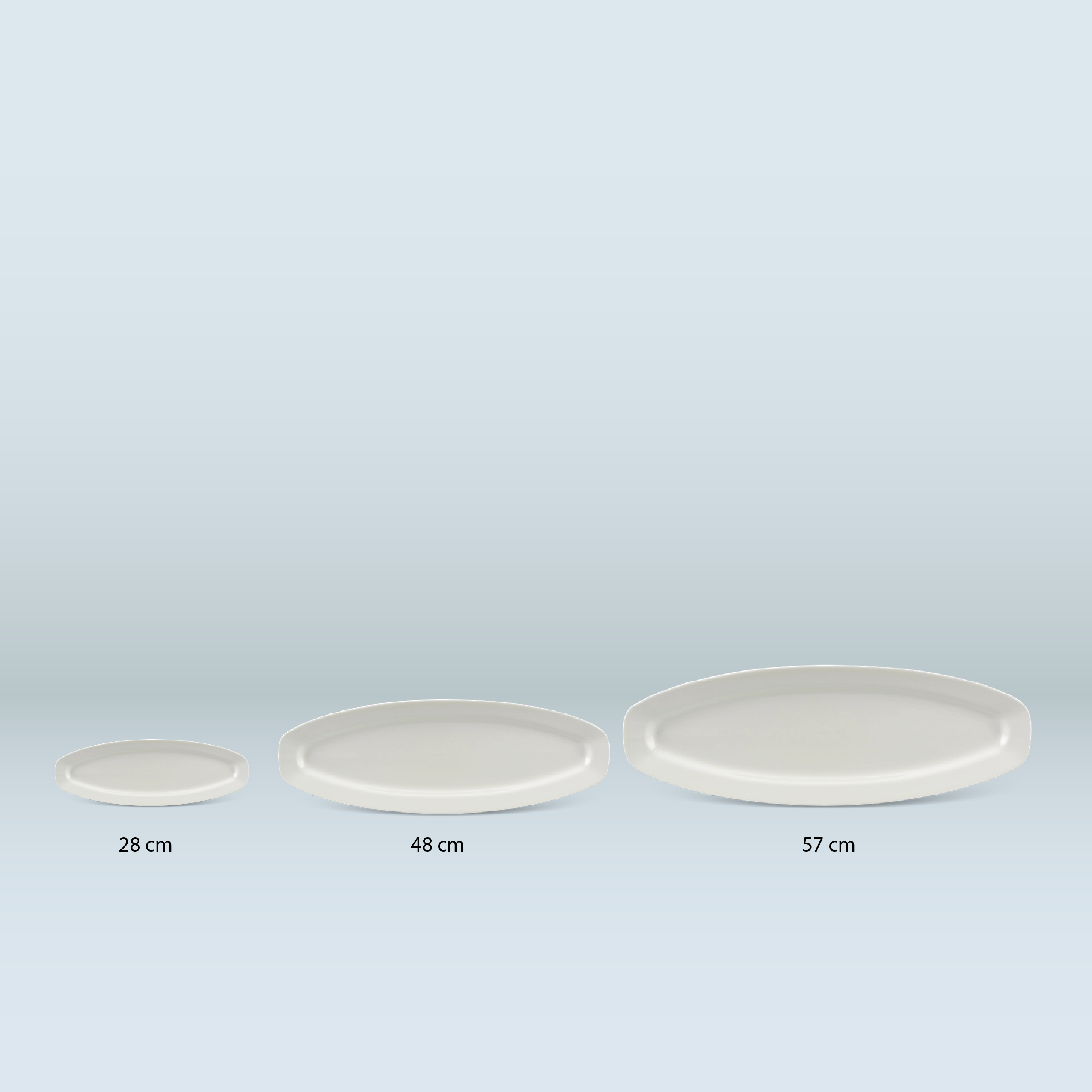 Dĩa oval 28cm - Misc Assortment Lys - Trắng Ngà