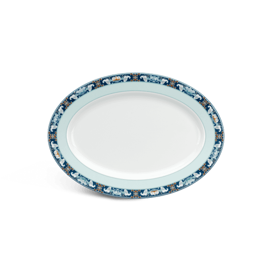 Dĩa Oval 28cm - Jasmine - Phước Lộc Thọ