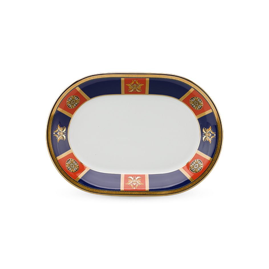 Dĩa oval 32 cm - Tulip - Trống Đồng