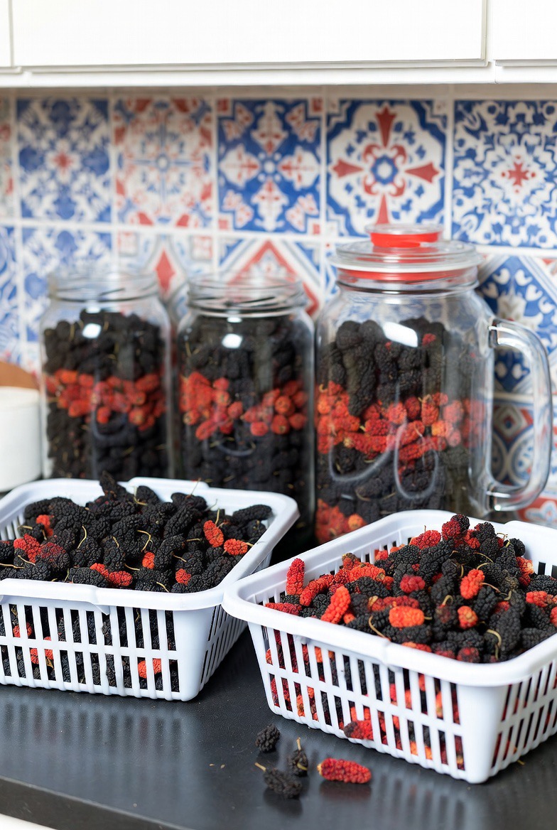 1kg Dâu ngâm đường phèn