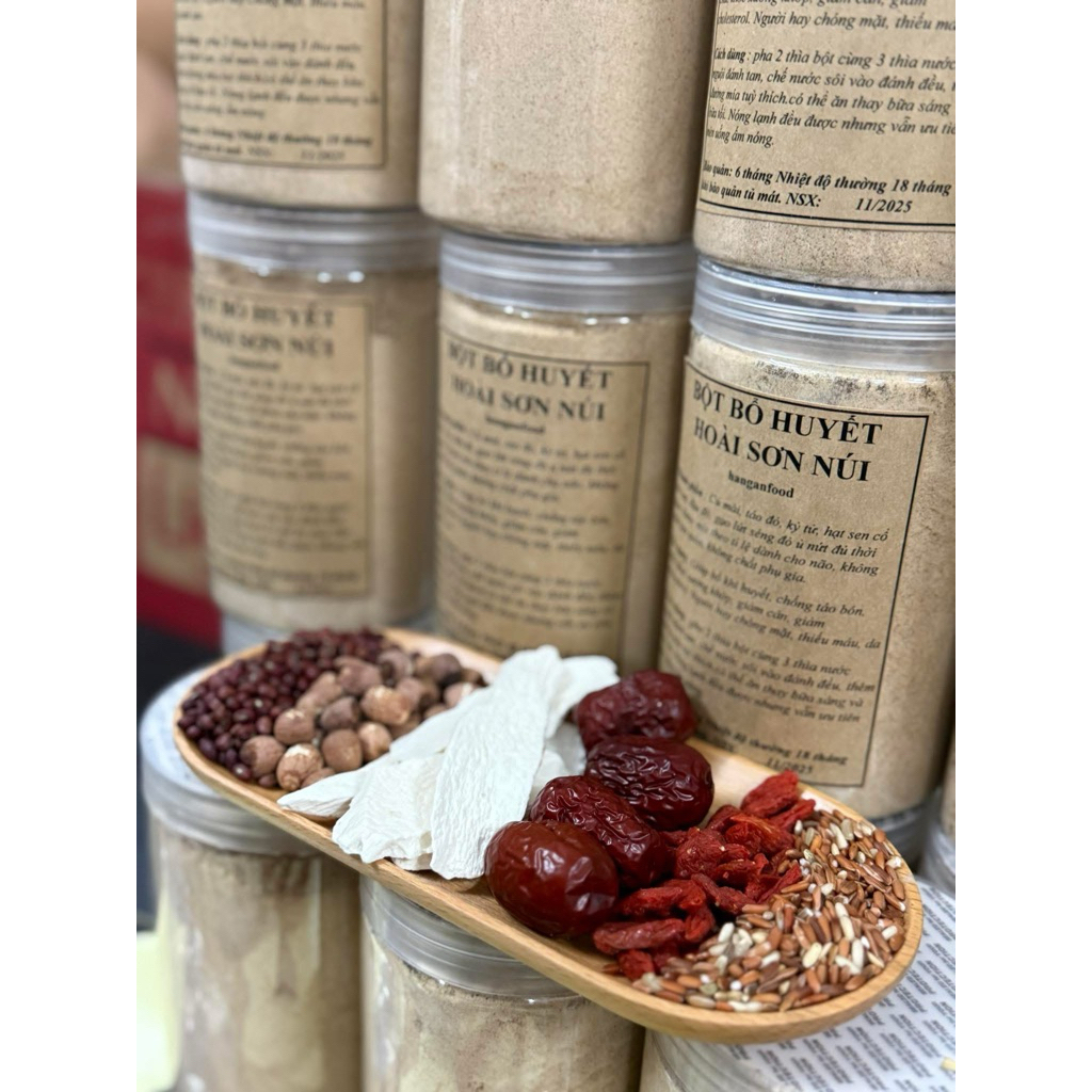 Bột lục Hồng Bổ huyết Hoài sơn 500g