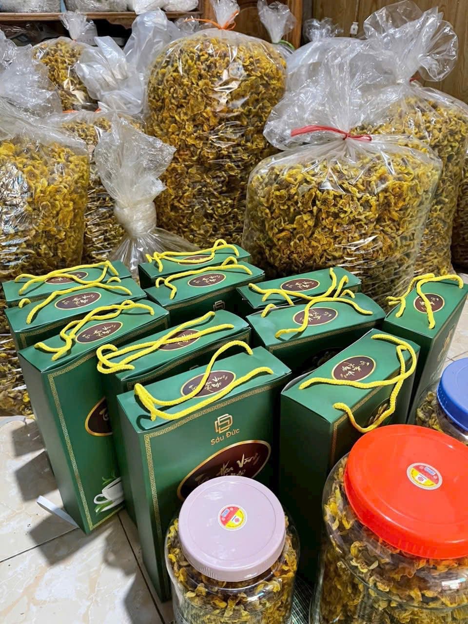 Trà hoa vàng hộp 100g
